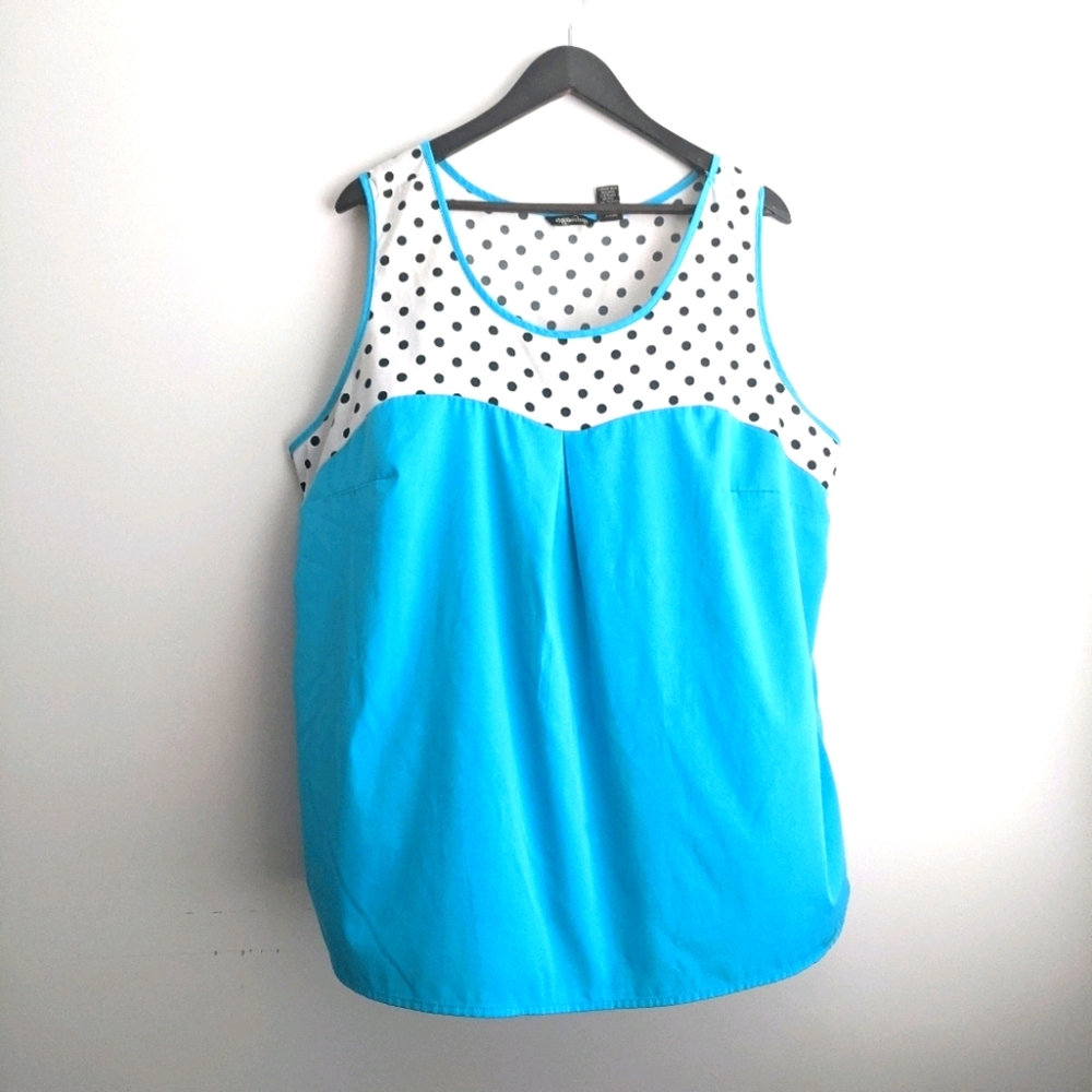 Millenium Blue Black & White Polka Dot 3X